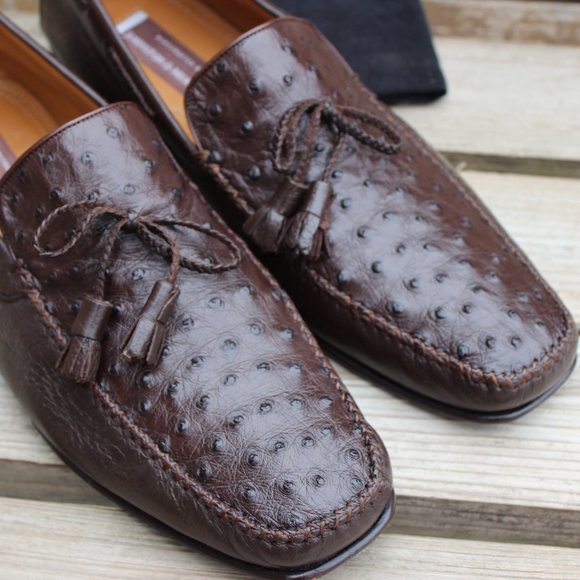 Elegant Brown Leather Loafers - Picture 9 of 10